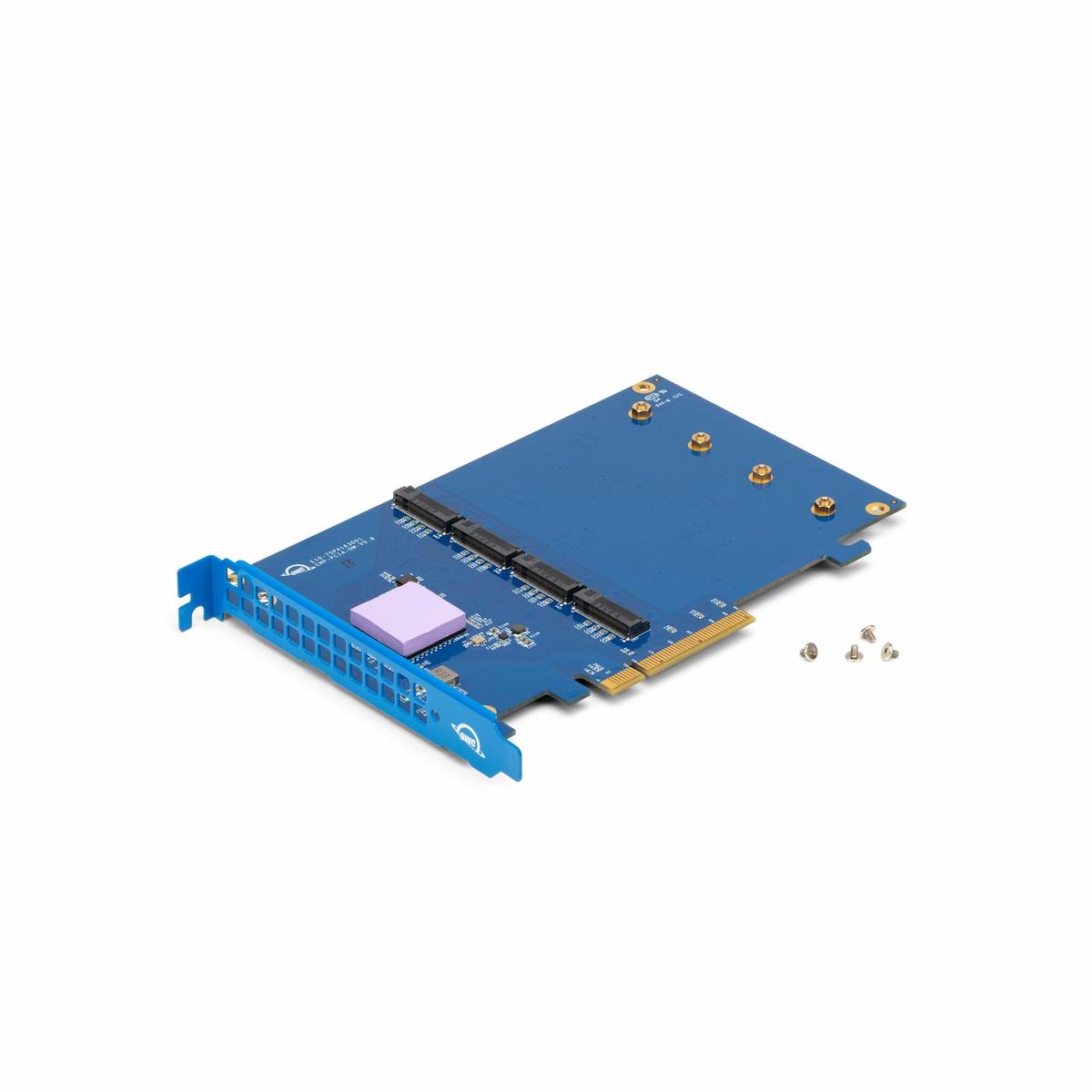 OWC Accelsior 4M2 PCIe M.2 NVMe SSD Adapter Card OWC Accelsior 4M2 PCIe M.2 NVMe SSD Adapter Card